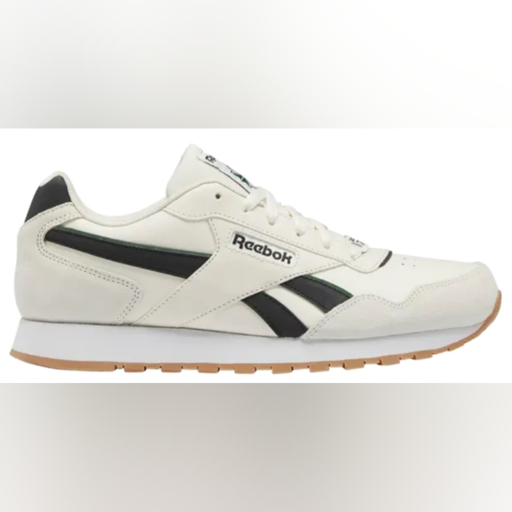 Reebok Classic Harman Run 'Chalk Black Gum' Sneakers Men's Size 10W New $79.95